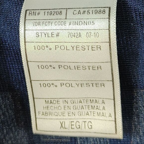 (FLAWS) NFL Team Apparel Brian Urlacher Chicago Bears. Football Jersey XL Blue - Picture 11 of 13